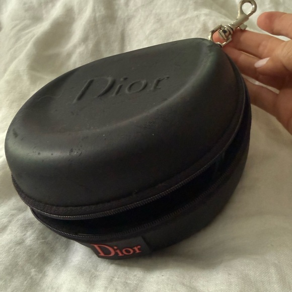 Iconic Dior ski wrap sunglasses in case. Pristine. Sleek Blue Tinted Visor - Picture 3 of 8